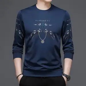 New Styile Full Sleeve Navy bulu T-shirt